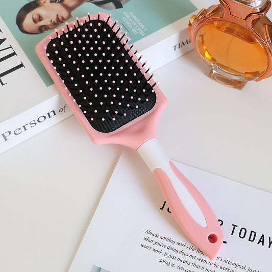 Elastic Cushion Paddle Brush For Hair Care