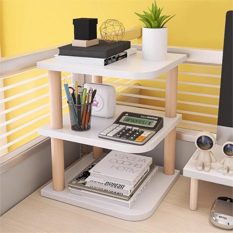 Multi Layer Desktop Bookshelf Organizer Rack
