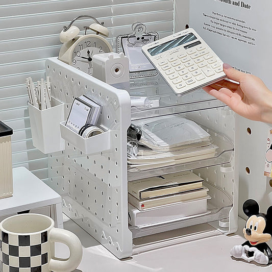 Multi Layer Desktop Organizer For Books And Files