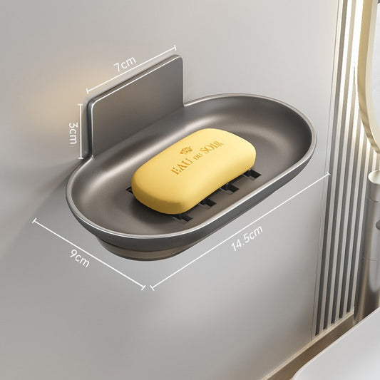 Aluminum Wall Mounted Soap Dish With Tray