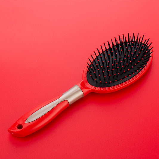 Red Cushion Hair Brush For Curly Hair