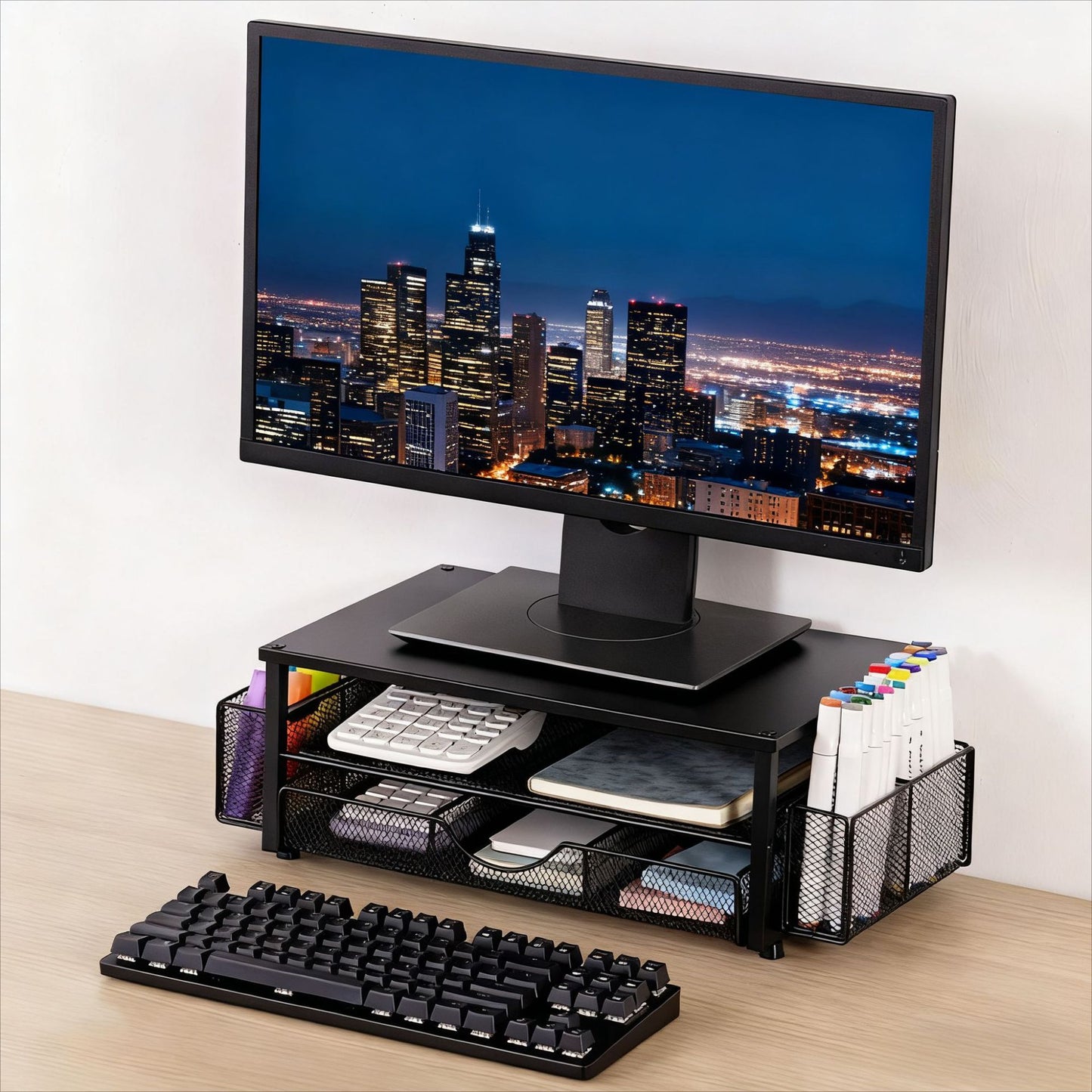 Under Desk Organizer With Drawer No Drill