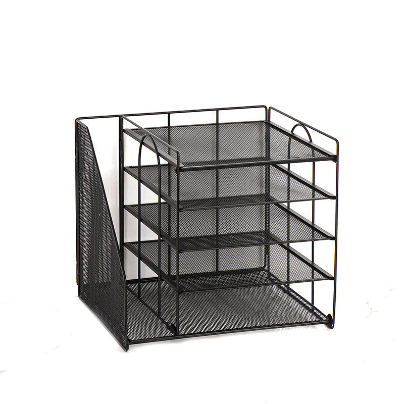 Multi Function Desktop File Organizer Office Rack