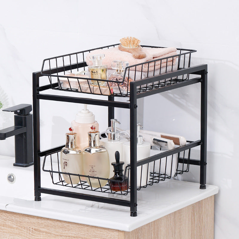 Pull Out Under Sink Kitchen Storage Organizer