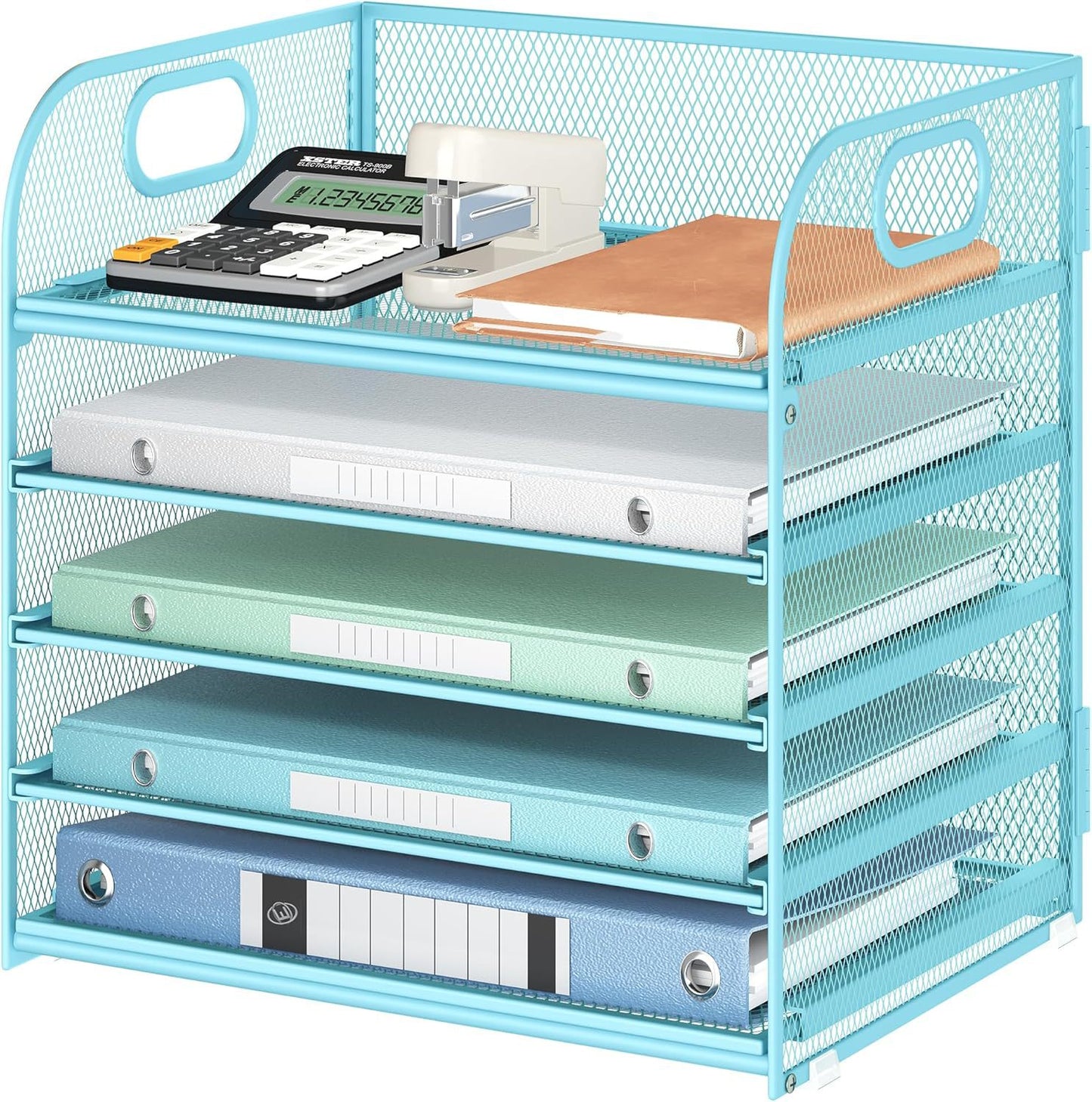 Metal Desktop A4 File Organizer Office Rack