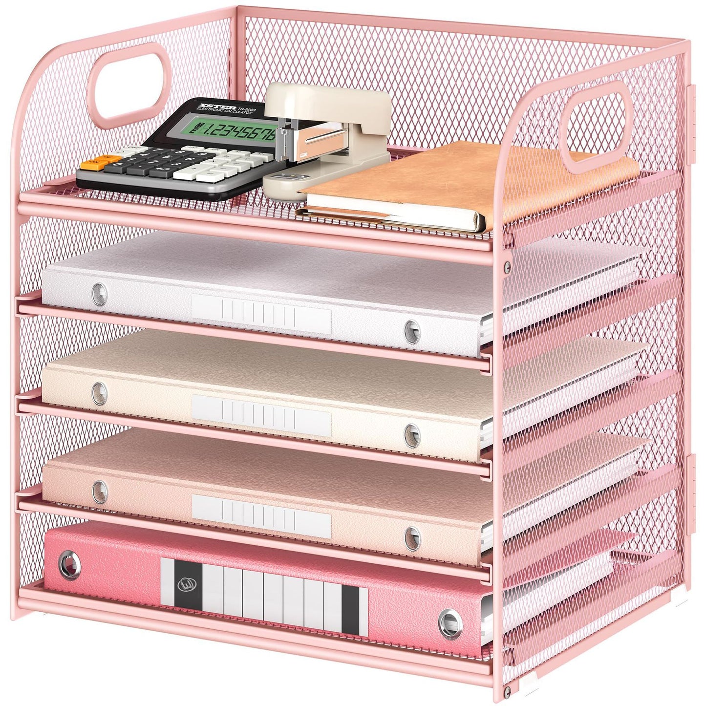 Metal Desktop A4 File Organizer Office Rack