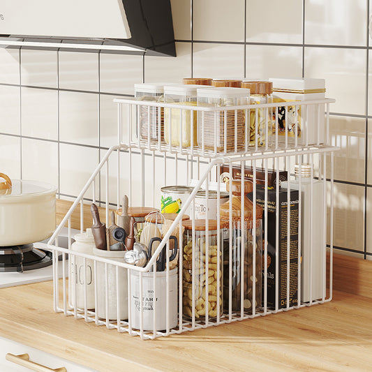 Multi Tier Kitchen Counter Storage Shelf Rack