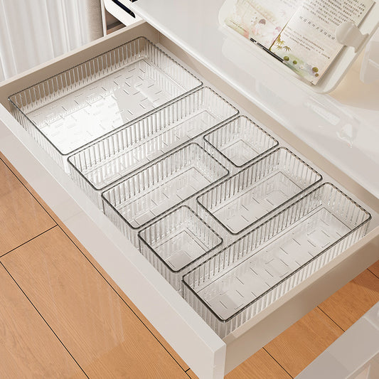 Acrylic Drawer Cosmetic Organizer With Dividers