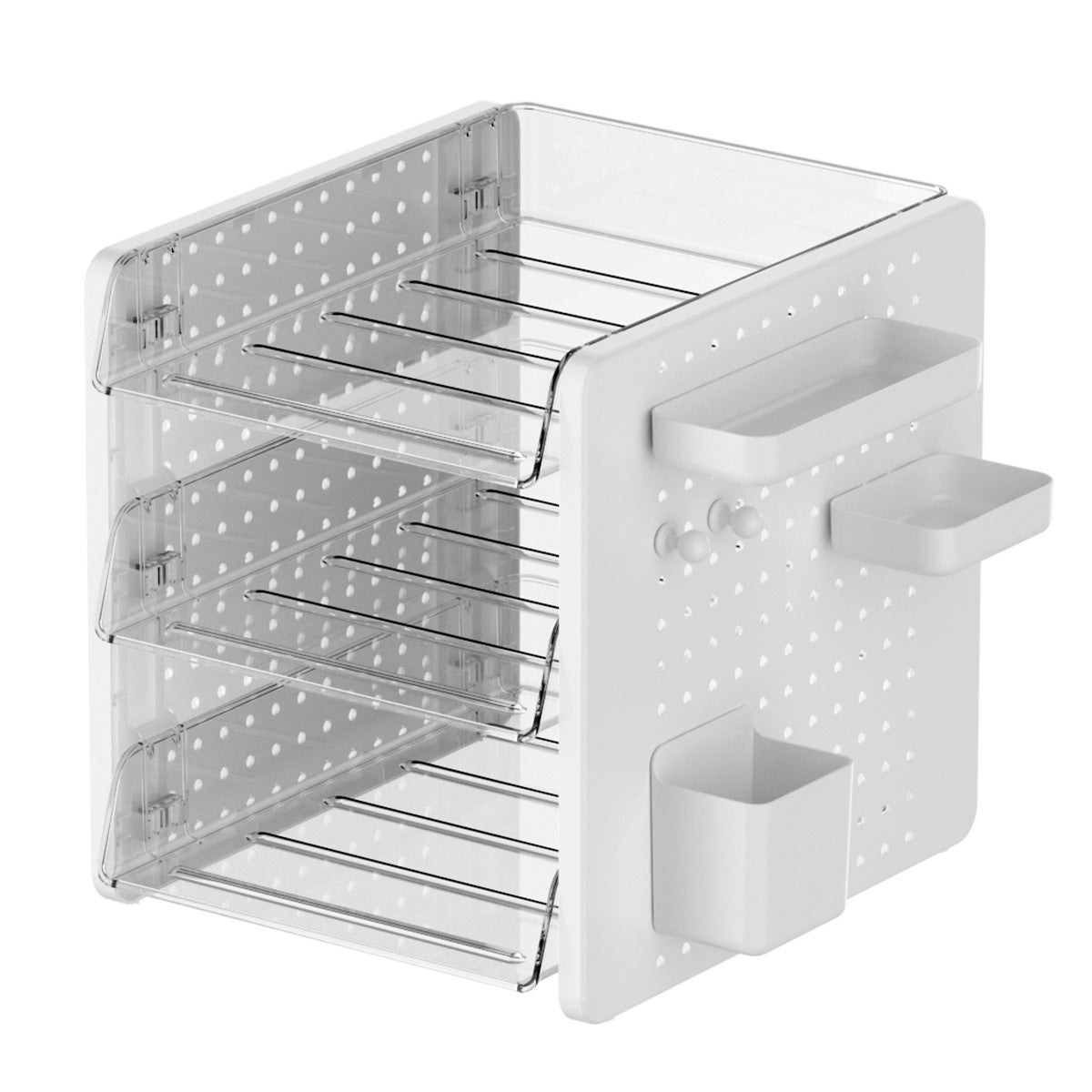 Detachable Pegboard Desktop Storage Organizer Rack