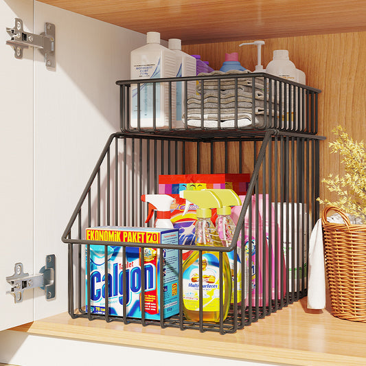 Multi Tier Kitchen Counter Storage Shelf Rack