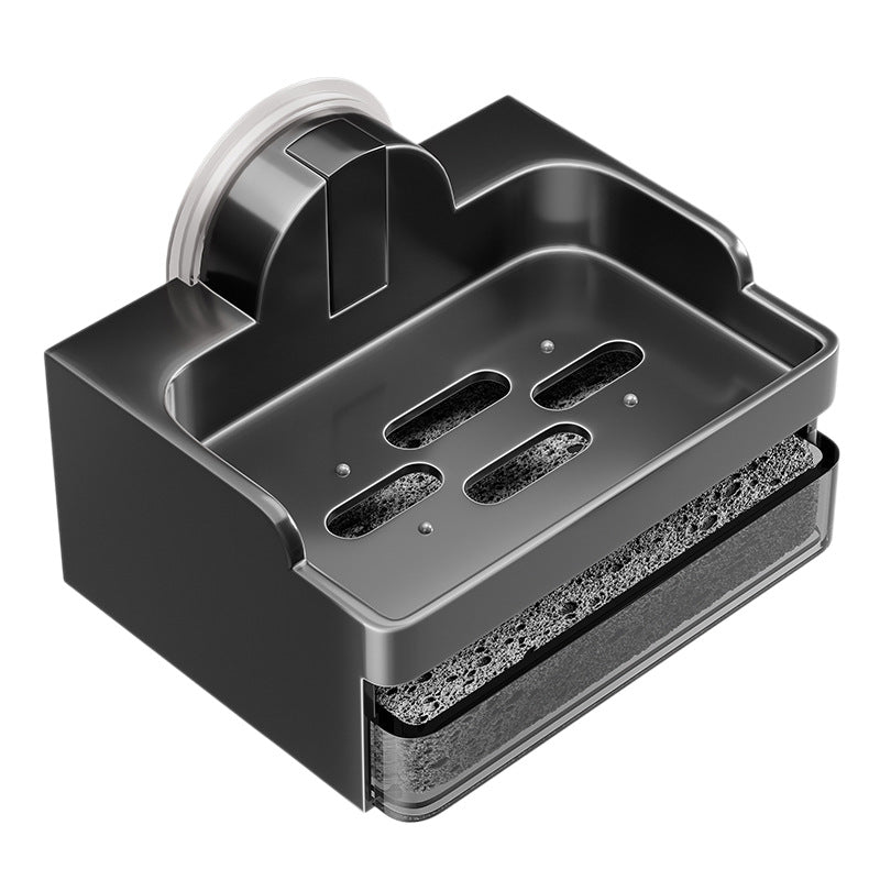 Wall Mounted Suction Soap Dish Drainage Holder