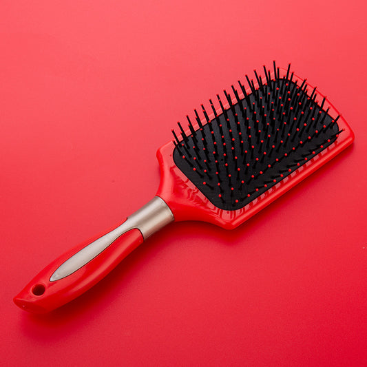 Red Cushion Hair Brush For Curly Hair